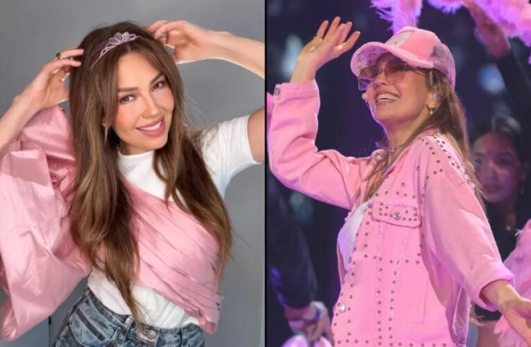 Thalía ensaya ‘Dancing Queen’ en versión cumbia para presentación inédita en Premio Lo Nuestro 2026