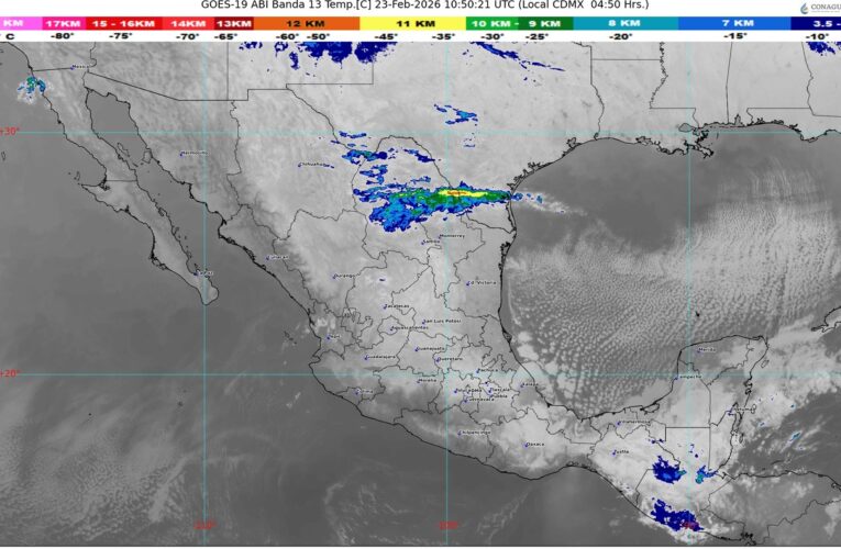 El frente frío número 37 se extenderá sobre el Caribe y península de Yucatán