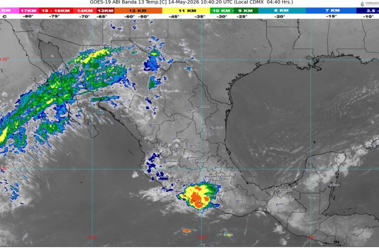 México, entre calor, lluvias y tolvaneras