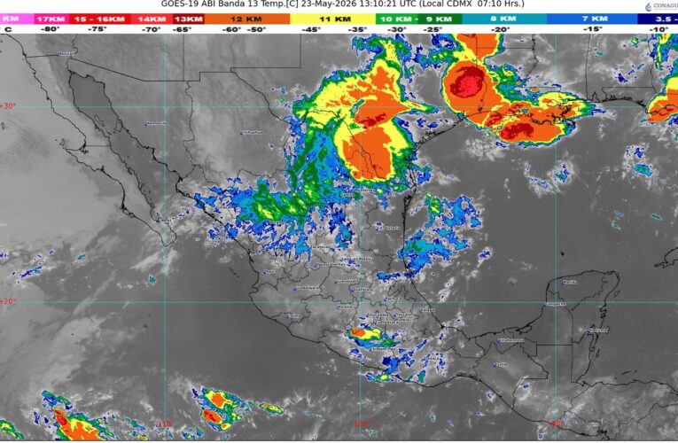 MÉXICO ENFRENTARÁ LLUVIAS FUERTES, GRANIZO Y TEMPERATURAS EXTREMAS