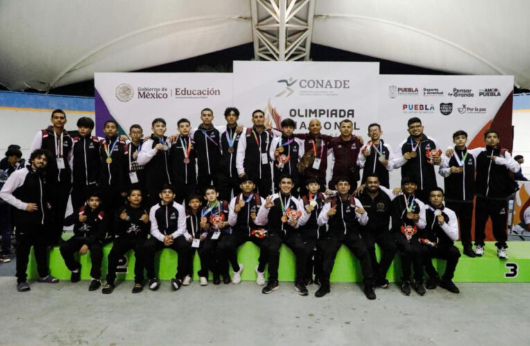 Las luchas asociadas de Sonora acumulan 14 medallas en su Olimpiada Nacional de varones