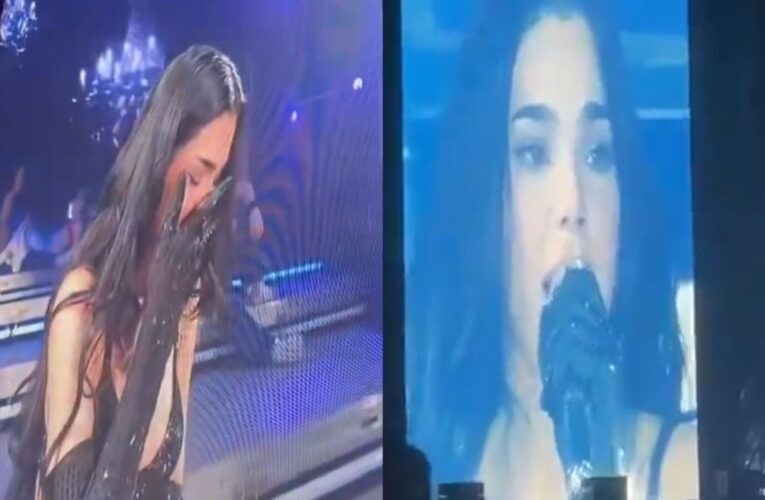 Kenia Os llora en pleno concierto y desata rumores de separación