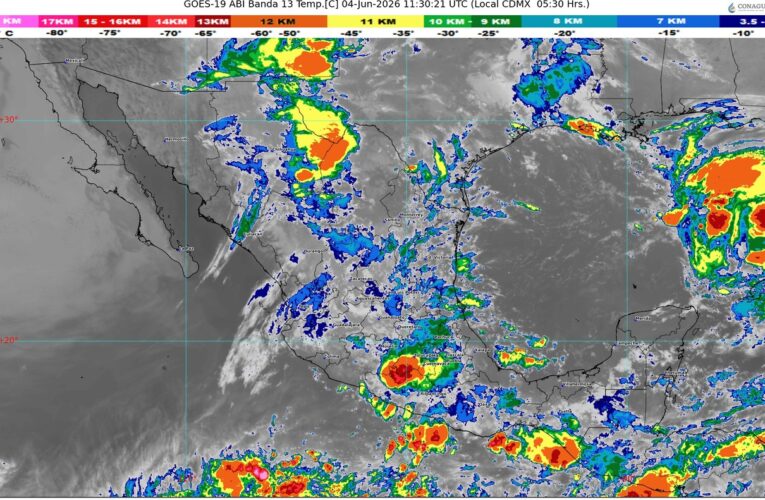Prevalece el temporal de lluvias en la mayor parte de la República Mexicana