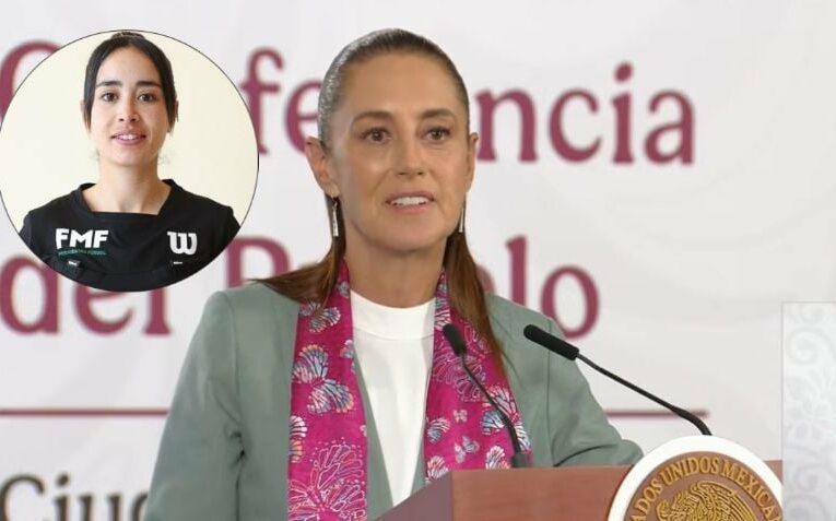 Claudia Sheinbaum felicita a arbitra mexicana Katia Itzel por su participación en Copa Mundial 2026