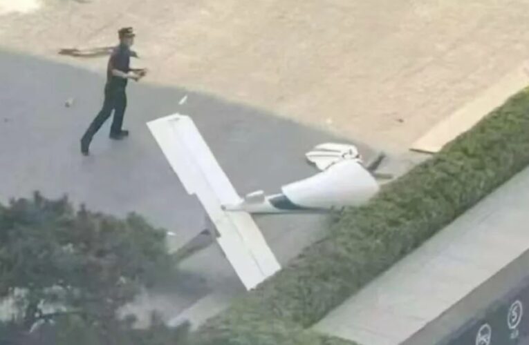 Se estrella avioneta contra el edificio más alto de Pekín