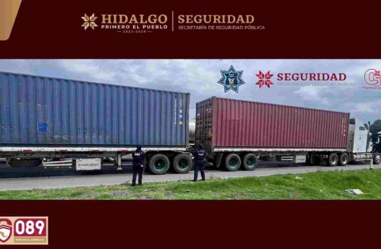 Frustran robo de 64 toneladas de vino en Hidalgo
