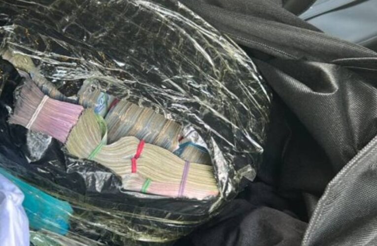 Detienen a dos jóvenes con 1.6 millones de pesos en efectivo en Guanajuato