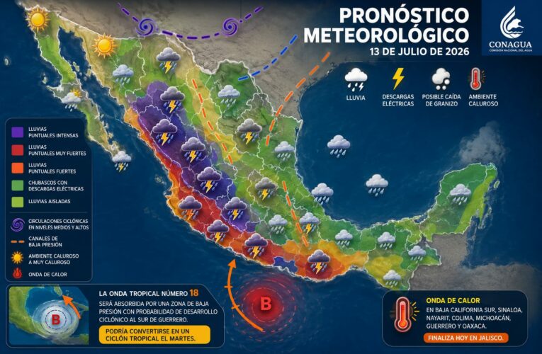 Se formaría un ciclón tropical frente a las costas de Guerrero