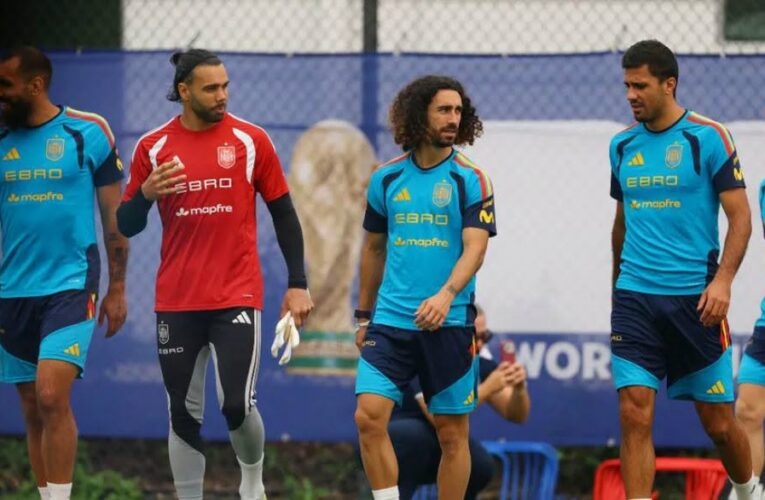 Suspenden momentáneamente último entrenamiento de España por tormenta eléctrica previo a la Final del Mundial