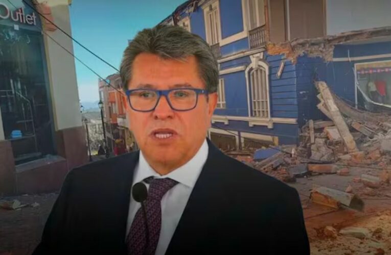 Ricardo Monreal expresa solidaridad con Colombia tras sismo de magnitud 7.4