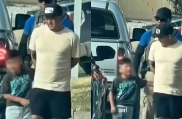 Liam Tadeo, de cinco años, llora al ser detenido junto a su padre en operativo del ICE en Texas