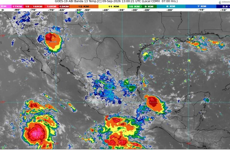 México, entre dos ondas tropicales