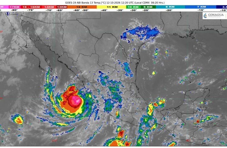 El huracán Simon mantendrá las condiciones para lluvias muy fuertes en Jalisco y Nayarit