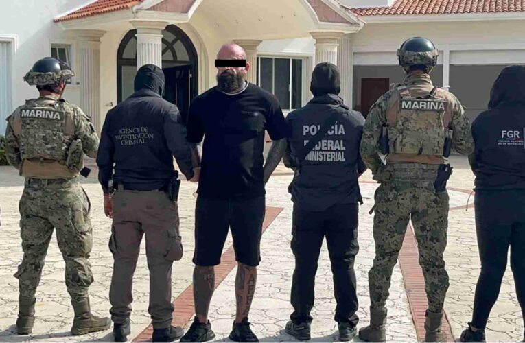 Detienen en Cancún a presunto líder de los Hells Angels