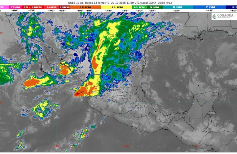 Ciclón tropical Vance provocará lluvias intensas y oleaje elevado en varios estados del país